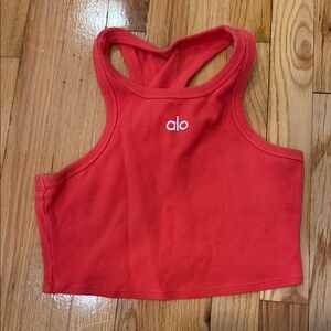 ALO Yoga Red Tank Top